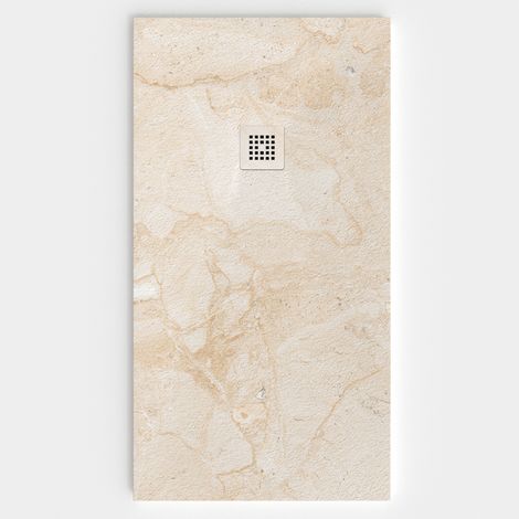 VAROBATH - Receveur de douche 3D 100x200 - Modèle MARES effet marbre (1/5)