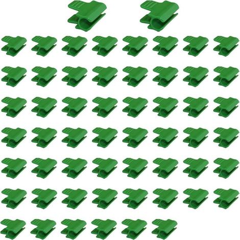 Lot de 48 colliers de serrage pour tuyau 16 mm – Plastique ABS durable – Fixation film serre et bâches – Prise ferme sans glissement (1/5)