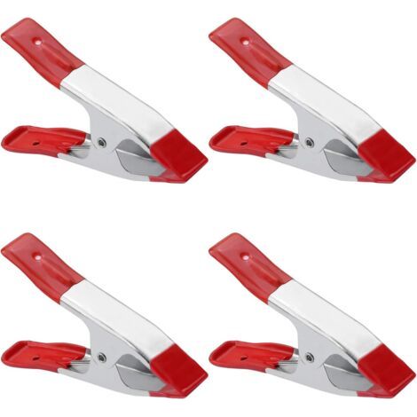 Robuste Metallfederclips, vielseitig einsetzbar für Camping, Planen und Bastelarbeiten, 14 cm, 4er-Pack (1/4)