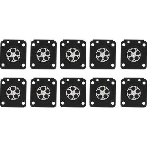 Set di 10 pezzi per carburatore di motosega, set di guarnizioni per diaframma del carburatore adatto per ZAMA180-Crezuo-Crezuo