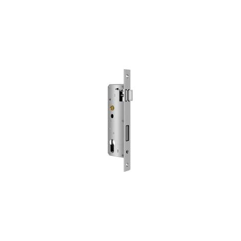 Serrure à cadre tubulaire en acier inoxydable - Distance : 92 mm - Distance au canon : 40 mm - Porte de jardin - Insert pour gauche/droite (1/5)