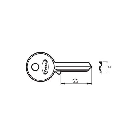 CHIAVE GREZZA K2740 R1 - 10 pezzi POTENT