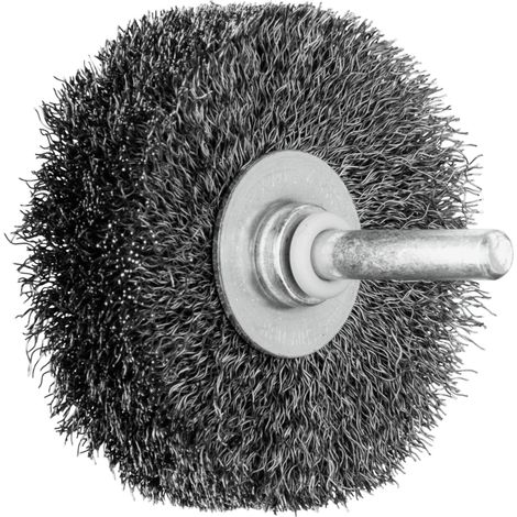PFERD TOOLS Rundbürste ungezopft RBU Ø60x15 mm Schaft-Ø6 mm Stahl-Draht-Ø0,20 10 Stk