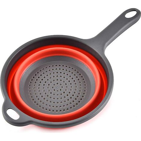 Passoire de cuisine en silicone avec poignée en plastique