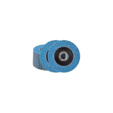 Disques à lamelles, paquet de 10, 11,4 cm (40 disques), disques de ponçage en oxyde d'aluminium haute densité, meules pour le ponçage du métal et du bois (1/4)