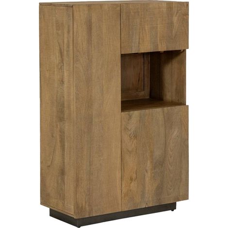 Armoire en bois de manguier et métal Isil (1/5)