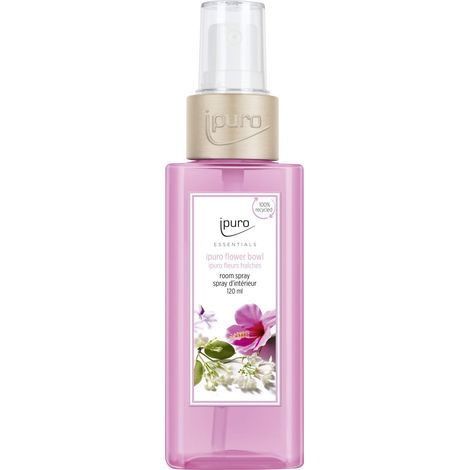 ipuro ESSENTIALS Raumspray Flower Bowl 120 ml Raumduft Lufterfrischer Duftspray