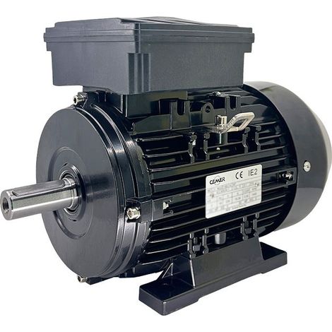 Moteur Électrique Monophasé 220V 2.2kW 1500Tr/min B3 4MLE100L1 Double Condensateur - CEMER (1/5)