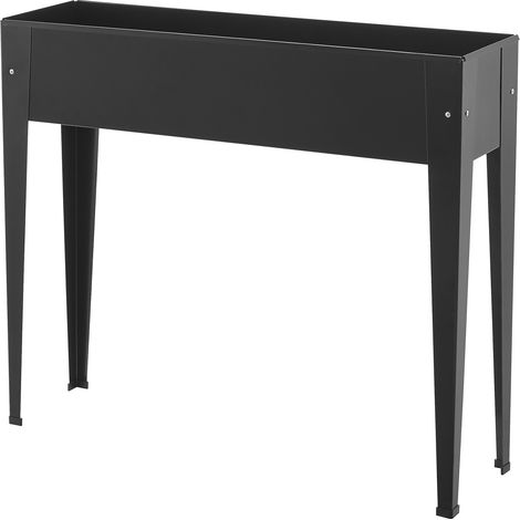 Hochbeet Lelystad 98x25x82cm Stahl Anthrazit [en.casa] (1/5)