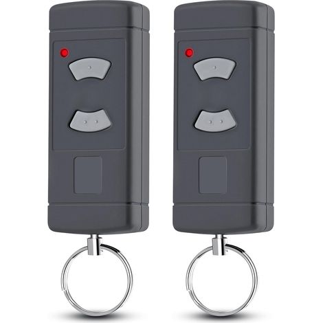 2-teilige Garagentor-Fernbedienung für Hörmann HSE2-40, HS4-40, HSM4-40, kompatibel mit Hörmann, graue Tasten, 40,685 MHz Garagentor-Fernbedienung (1/5)
