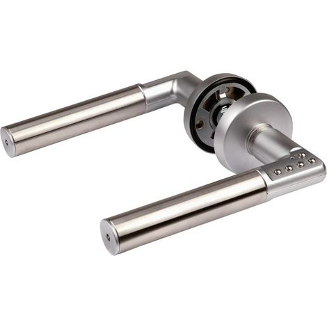 Ensemble béquille double inox CODE-IT - Mul-T-lock - Gauche (1/5)