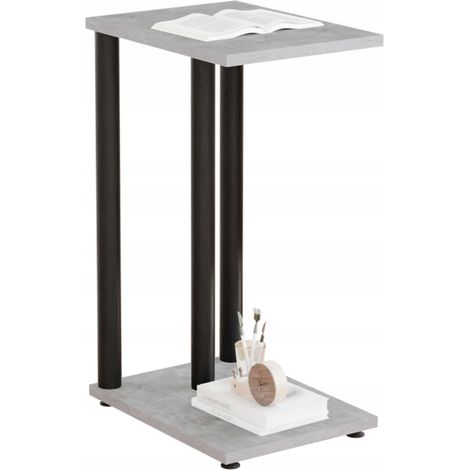 Mesita auxiliar doble, mesa auxiliar tipo loft para la sala de estar. (1/5)