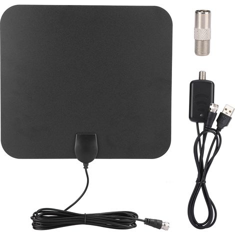 Digitale HD-TV-Antenne für Zimmerfernseher mit Signalverstärker und HDMI-Kabel (1/5)