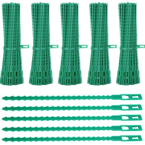 Lot de 600 Attaches de Plantes, 23CM Attaches de Jardin Réglable Liens de Serrage en Plastique pour Jardin Flexible, Attache Tomates de Câble de Jardin pour Aider à Soutenir Les Plantes (1/5)