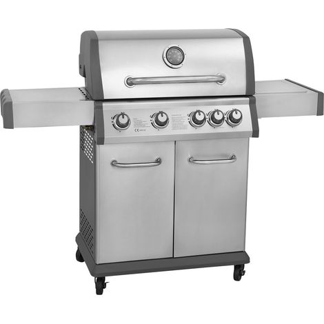 Sealey Dellonda Deluxe Gas BBQ Grill Stainless Steel Side Burner DG17