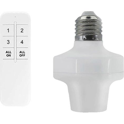 AC85-265V Kabelloser E26/E27 Lichtschalter mit App- und Fernbedienungssteuerung für LED-Lampen