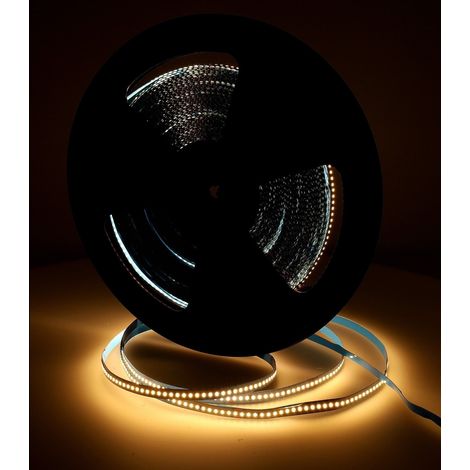 Tira led 48V 3000K 30 metros. 12W/m 100lum/W 180led/m Corte cada 8,33 cm IP20 PCB 10mm 4 Oz