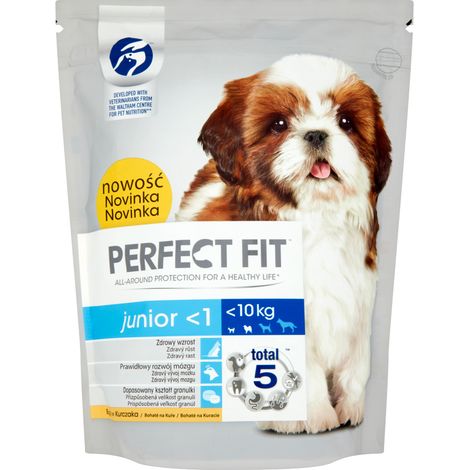 PERFECT FIT Junior, croquettes pour chiots au poulet 825 g 1 pièce.
