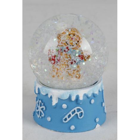 12x Weinachtsschneekugel H 6,4cm Weihnachten Schneekugel Dekoration wohnen TOP (1/5)