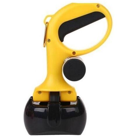 Pelle Ramasse-Crottes pour Chiens, Pelle à Déjections Canines Portable pour Grands et Petits Chiens, Nettoyeur de Déjections Canines avec Distributeur de Sac