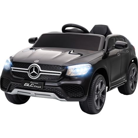 Voiture électrique enfant 12V 2,4GHz télécommande 3 vitesses lentille ouvrante 105x68x50cm noire