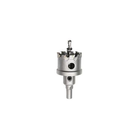 Foret de Scie Cloche en Métal, Coupeur de Trou de Dents en Carbure de Tungstène pour Tôle D'acier Inoxydable, Métal, Alliage, Fer, Bois (42mm)