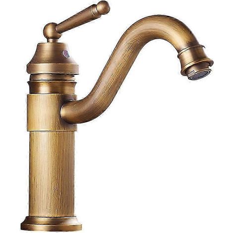 Robinet de baignoire en laiton, robinet d'évier de cuisine, robinet de vasque en laiton, robinet de vasque pour camping-car (1/2)