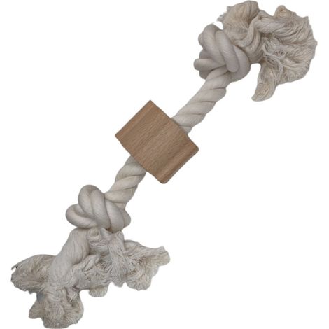 Corde Wild 2 nœuds, taille ø 2 cm x 34 cm, jouet pour chien. - animallparadise (1/5)