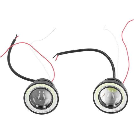 30W 2,5-Zoll-Nebelscheinwerfer, IP65 wasserdicht, 1200LM LED, universelles weißes Licht, Außenring, 12V (1/5)