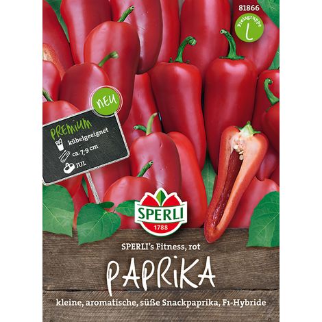 Sperli Paprika SPERLI´s Fitness rot F1 - Gemüsesamen (1/4)