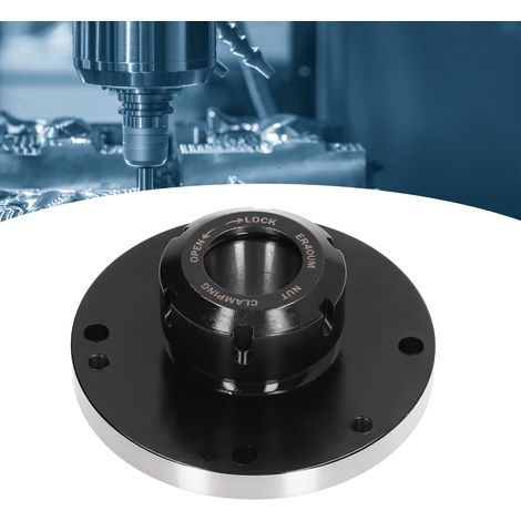 ER40 Spannzangenfutter, 125 mm Durchmesser, sieben Löcher, für CNC-Fräsmaschinen. (1/5)