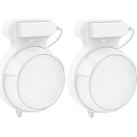 Stander Lot De 2 Supports Muraux Simples Et Robustes Compatibles Avec Tp Link Deco Be23 / Be25 / Be3600 / Be5000 Mesh Wifi 7 (Blanc, 2 Pièces) (1/5)