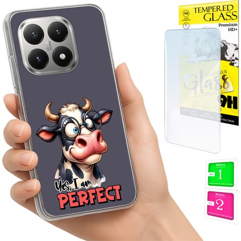Schutzhülle für Xiaomi 15T mit Foto-Rückseite, Elefantenmotiv + 9H-Glas (1/5)