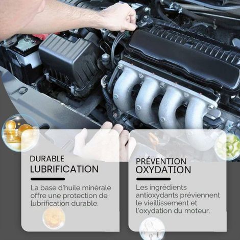 2Pcs Protège-moteur hautement efficace anti-usure, additif d'huile de traitement moteur anti-usure, additifs d'huile de protection (1/5)