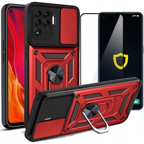 Étui + Protection d'écran intégrale 5D CamRing pour Oppo Reno 5 Lite (1/5)