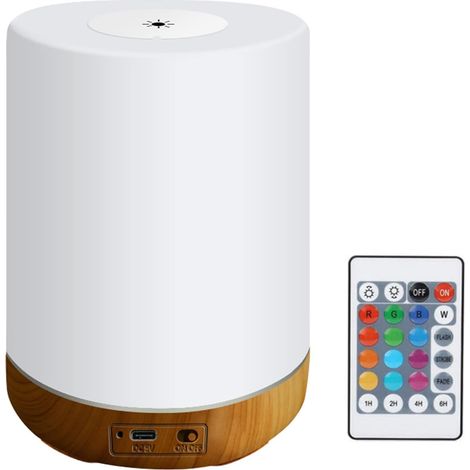 Led Veilleuse USB Rechargeable couleur rvb et blanc chaud (1/5)