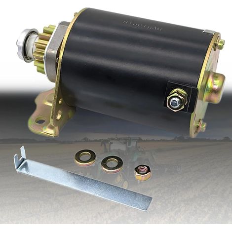 Démarreur Moteur Pièces Tondeuse 12V 14 Dents Convient pour Briggs & Stratton 693551 593934 283707 (1/5)