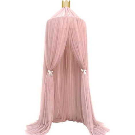 Elegantes Moskitonetz in Rosa für Kinderbetten, Babyzimmer (1/5)