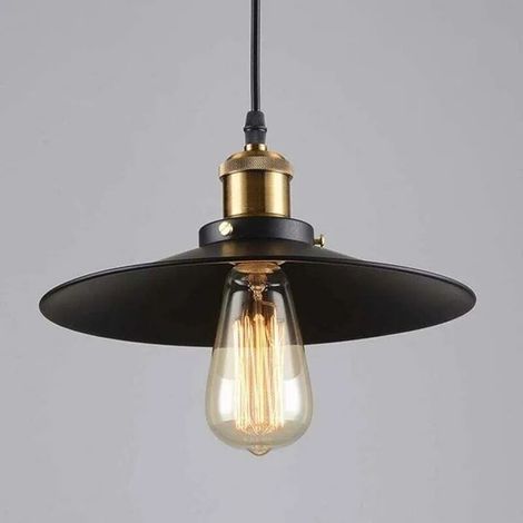 Élégant Rétro Lustre Edison Lampe suspension industrielle Plafonnier Lustre intérieur rétro pour la décoration E27 SANPIE (1/4)