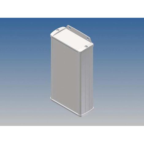 Aluminiumgehäuse - Farbe white - 160 x 85,8 x 36,9 mm - angeflanscht