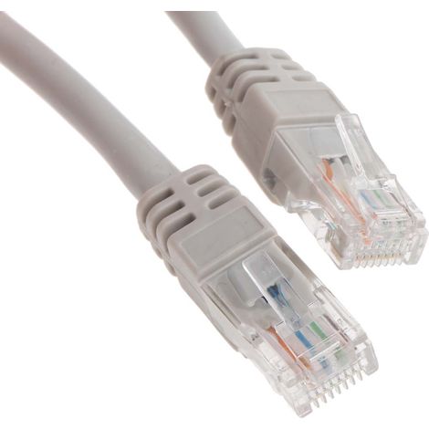 Câble cat 6 Avec connecteur / , UTP, gaine LSZH Gris, 30m ( Prix pour 1 ) (1/2)