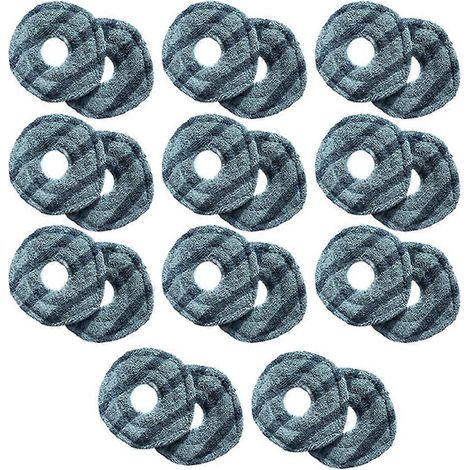 22 lingettes de nettoyage lavables pour aspirateurs robots Eufy X10 Pro Omni et Eufy X9 Pro - Pièces de rechange (22 pièces) (1/5)