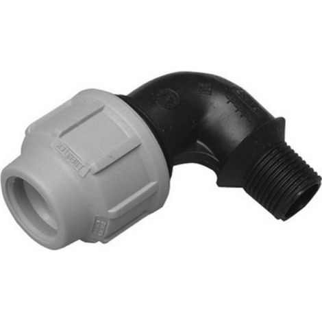 GOMITO A 90° C/DERIVAZIONE MASCHIO DIANFLEX BRAND PER POLIETILENE 2&quot x 63