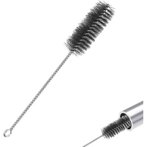 Stove Pipe Brush Diameter 40 mm – 30 cm Long, Cleaning Tool for Difficult Corners and Oven, Universal Fireplace Brush (1/5)