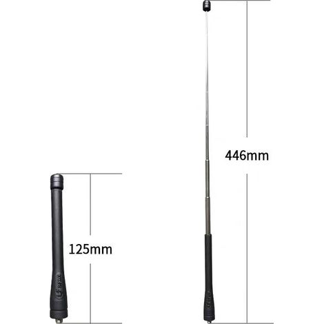 Kompatibel mit Motorola Walkie-Talkies mit UHF-Langantenne GP328D XIR P8660i P8668i (1/5)