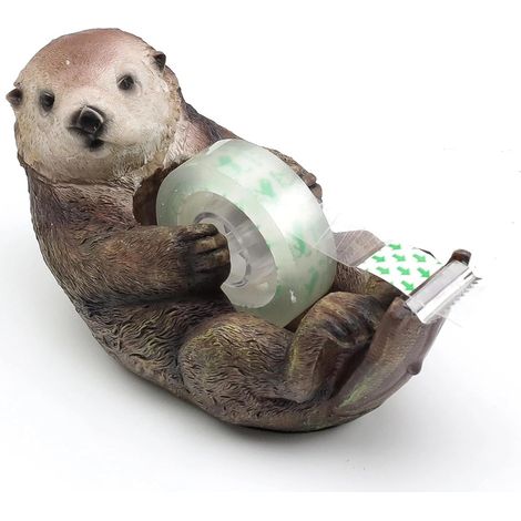 Otter Shaped Desk Accessory Ribbon Dispenser (1/5)