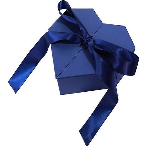 Herzförmige Geschenkbox mit Schleife, Valentinstags-Geschenkverpackung, romantische Geschenkbox zum Verschenken. (1/4)