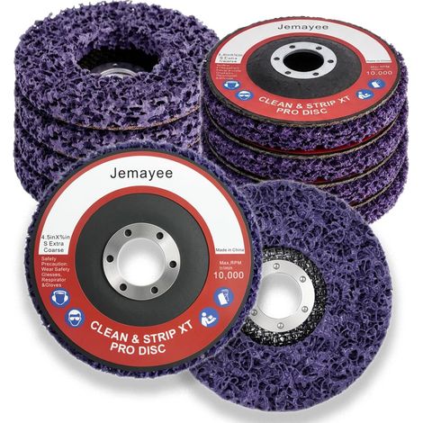 10Pcs Disques de Nettoyage 125mm Disque de Décapage Meuleuse d'Angle (1/5)