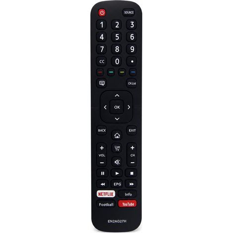 Telecomando TV Compatibile con Hisense EN2AG27H, senza configurazione (1/5)