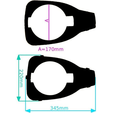 Haubenring schwarz ORIGINAL STIGA für Rasentraktormotor